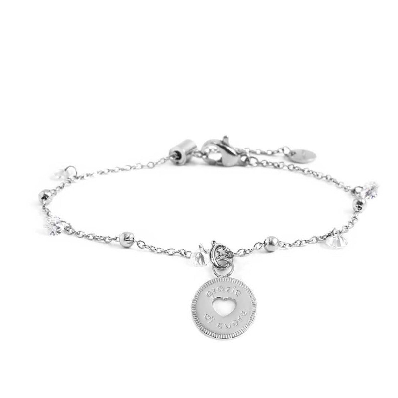 Collana Donna Acciaio PVD Rosè Marlù Gioielli Nel Mio Cuore 15CN031R-W