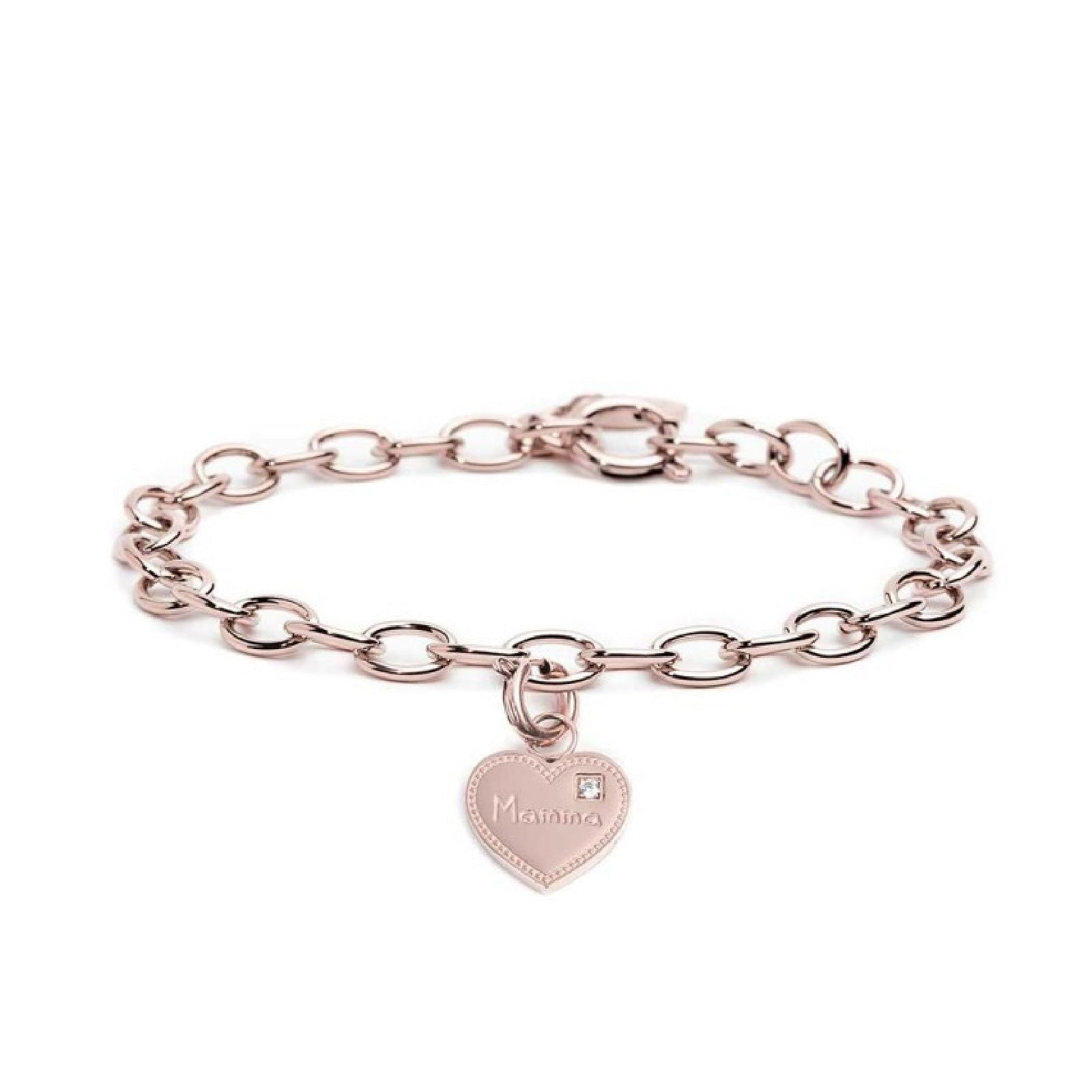 Collana Donna Acciaio PVD Rosè Marlù Gioielli Nel Mio Cuore 15CN031R-W