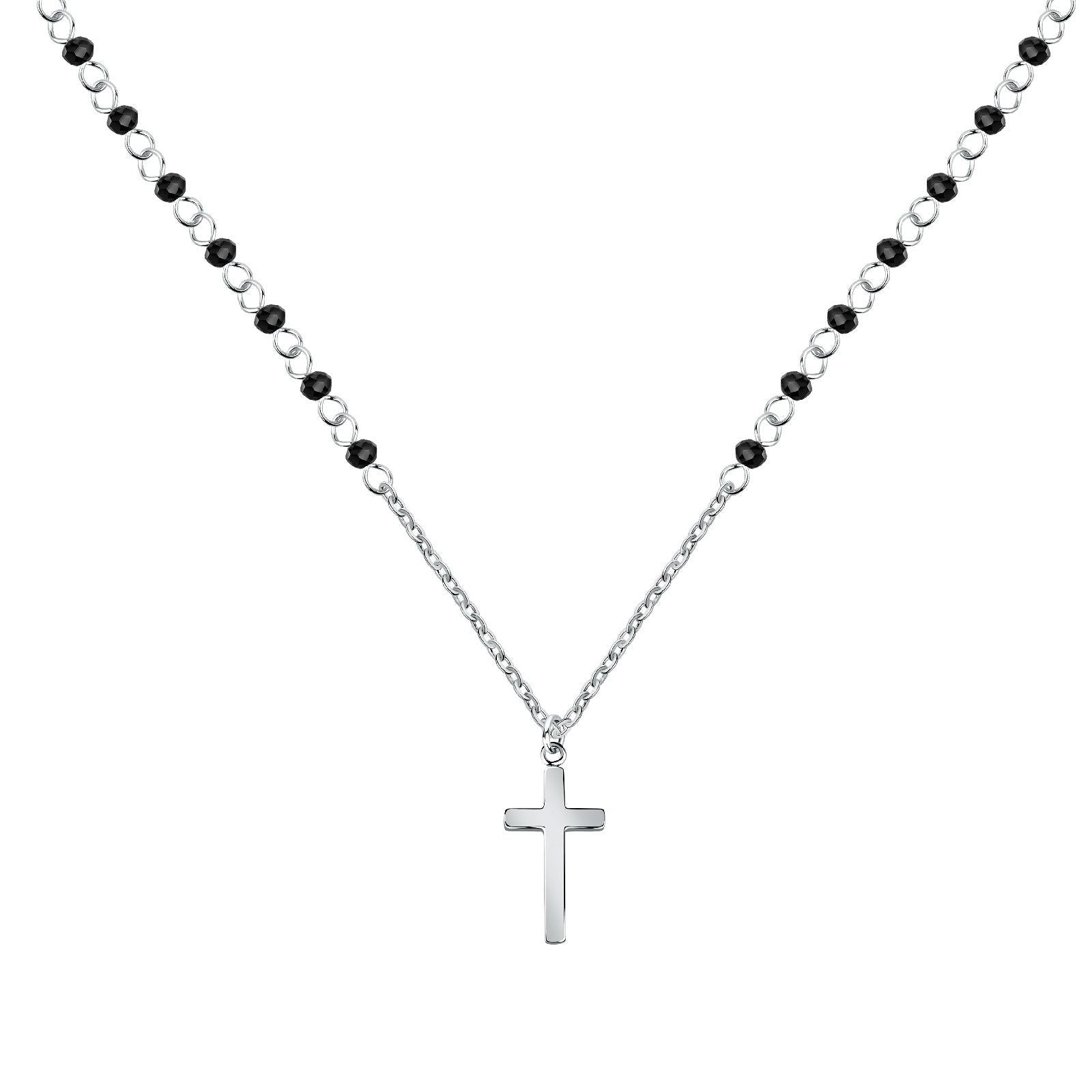 BRACCIALE CROSS ROSARIO MORELLATO SKR67