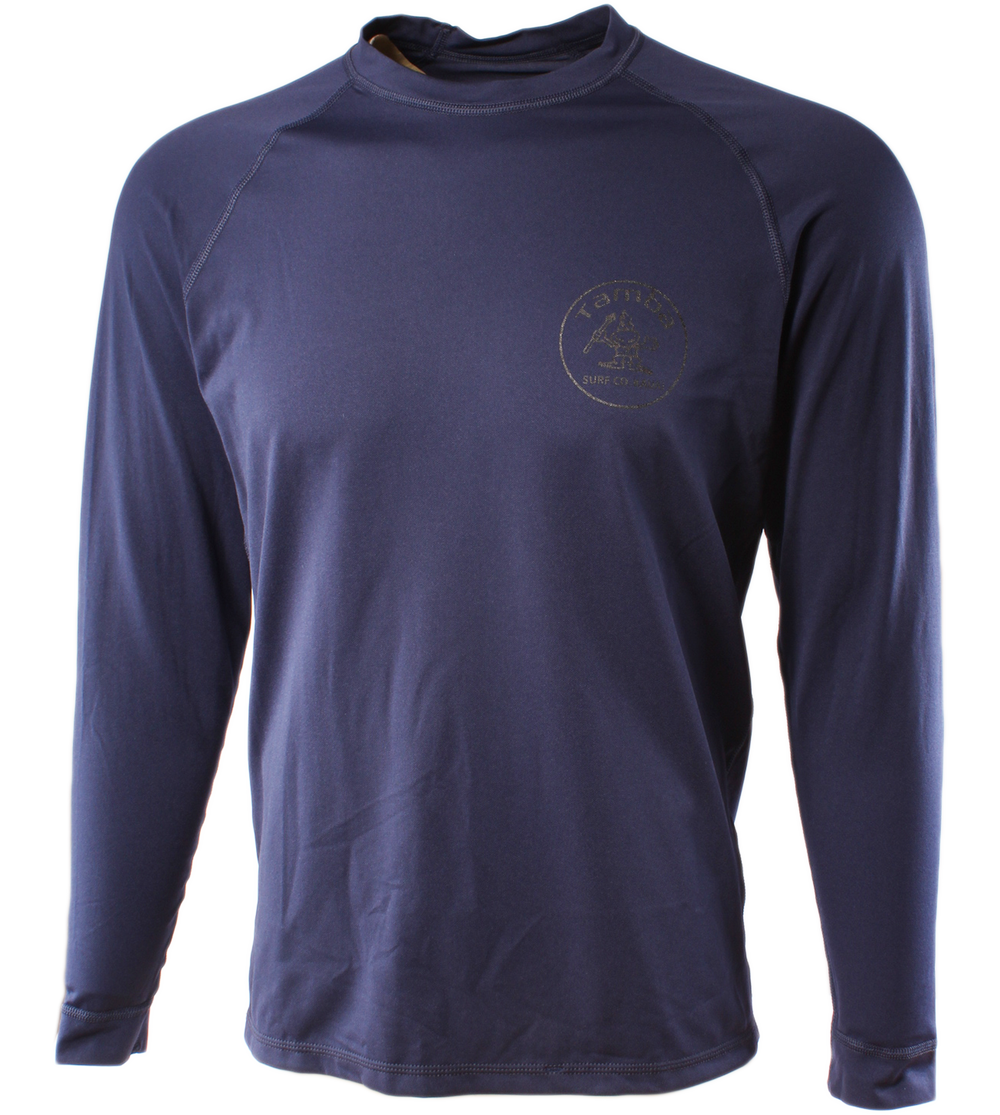 Stamp Rash Guard Long Sleeve Shirt - Black – Tamba Surf Company