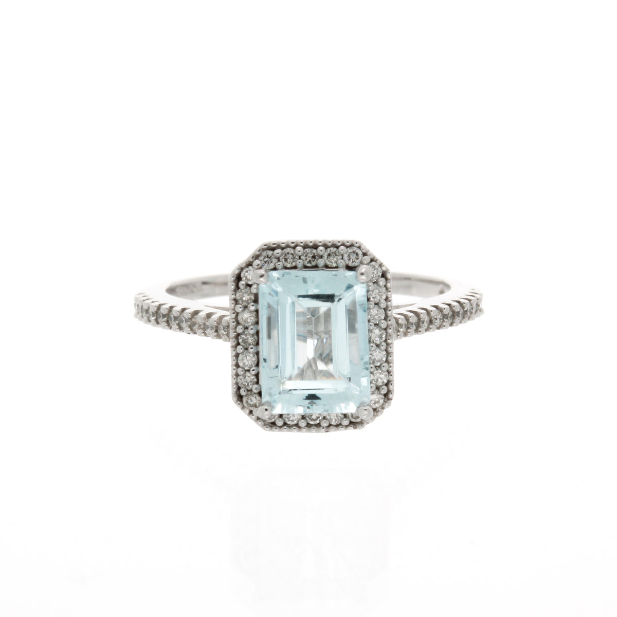 Diamond Aquamarine Ring – Prestige Jewellery