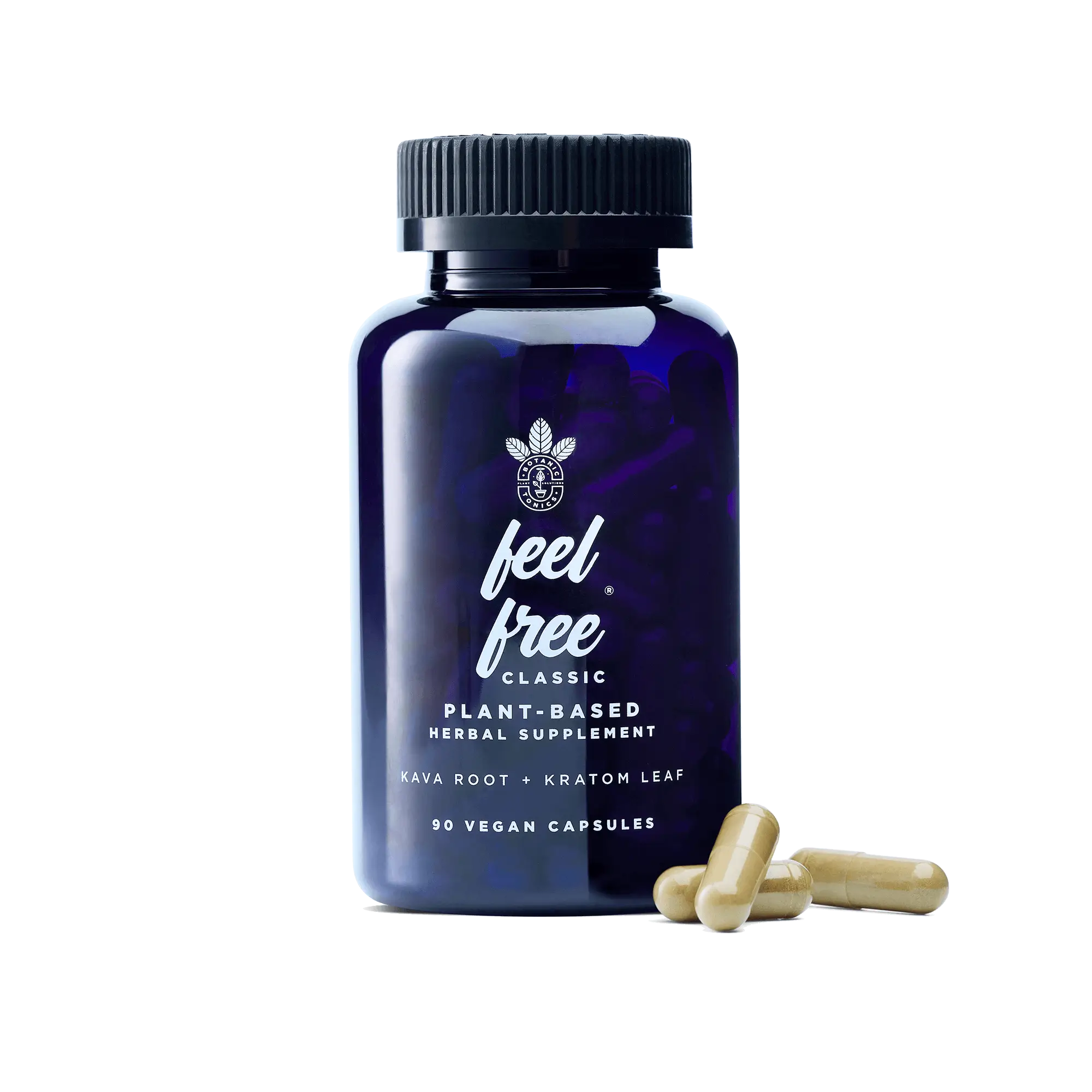 feel free classic wellness capsules - bottle with some capsules