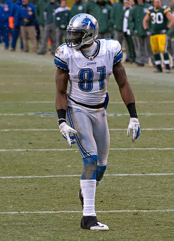 Calvin Johnson on the field