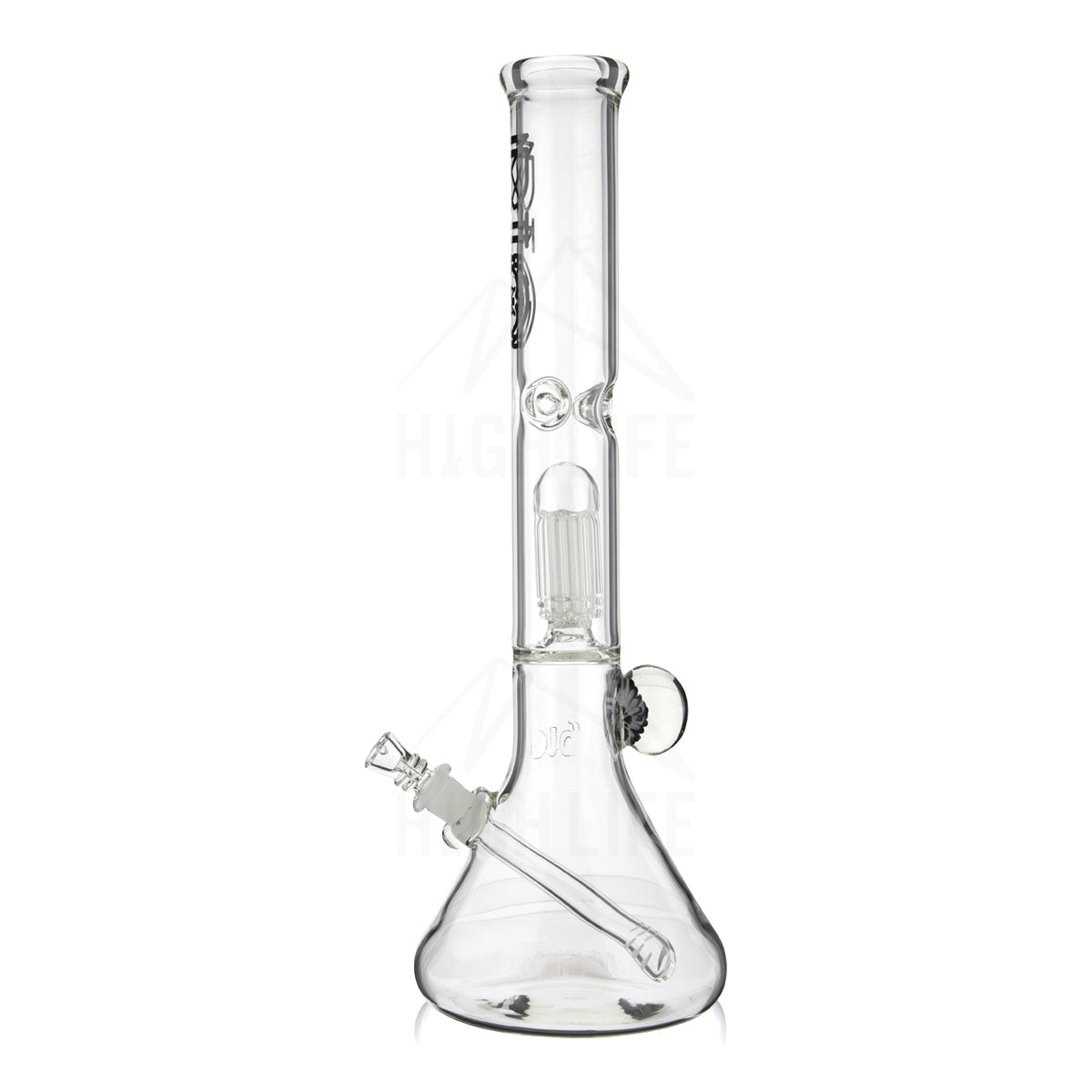 BIO Glass Double Chamber 8-Arm Tree Perc Beaker 22 Water Pipe