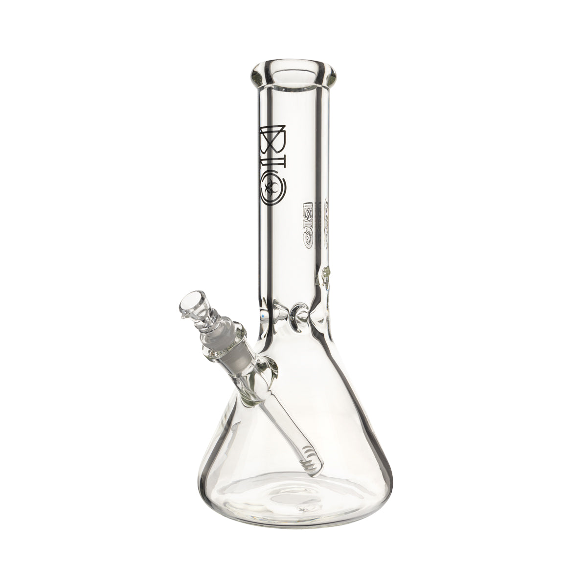 Clear Hookah Water Pipe 10 inch 9MM Thick Wall Heavy Glass Tobacco Bong  Beaker