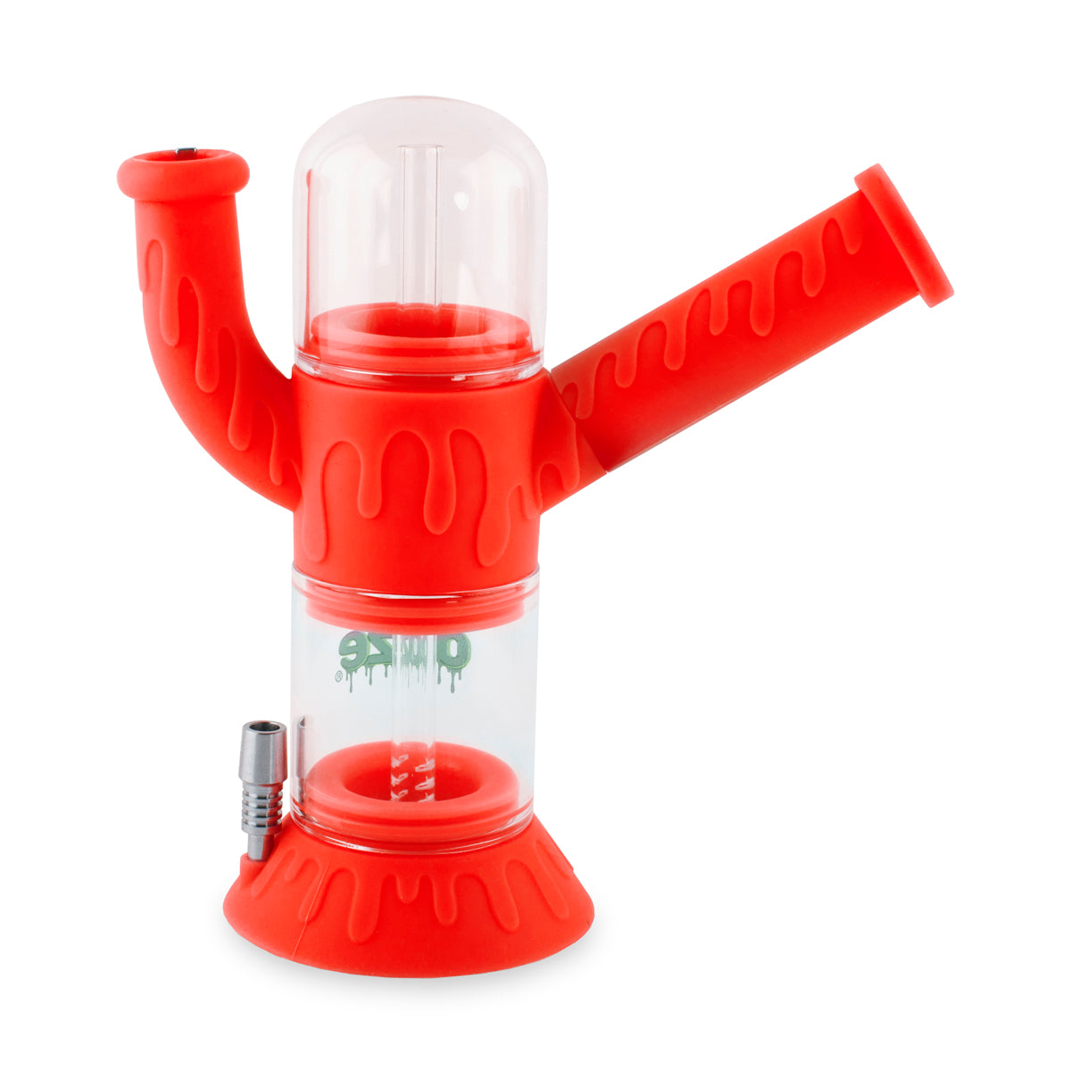 OOZE® 4-in-1 OZONE Hybrid Silicone Bubbler