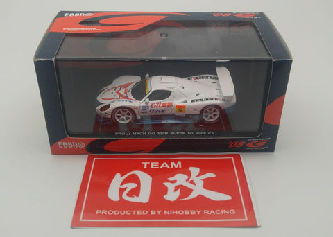 EBBRO NISSAN GT-R No. 23 NISMO XANAVI 1:43 GT-R 2008 SUPER GT500