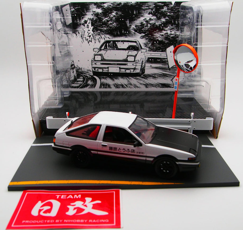 DISM TOYOTA INITIAL D 1/24 AE86 with option parts. – NIHOBBY 日改通商