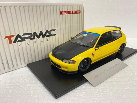 天然石ターコイズ TARMAC WORKS 1/18 HONDA CIVIC EG6 マカオカップ