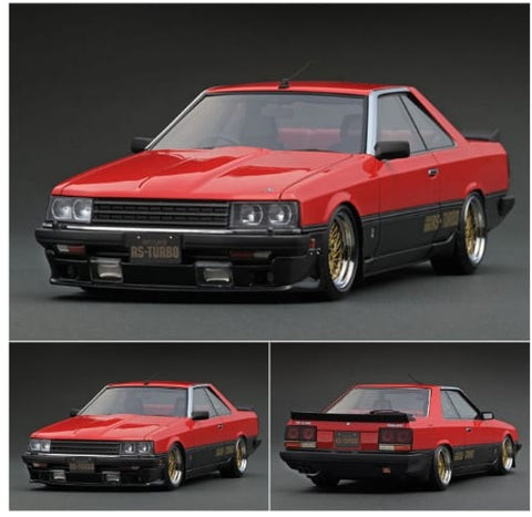 Ignition model IG Nissan Skyline 2000 RS-X Turbo C (R30) Red 1/18 