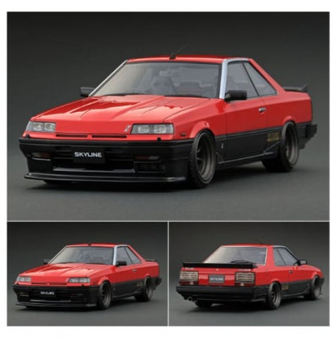 Ignition model IG Nissan Skyline 2000 RSTurbo(R30) Red 1/18 