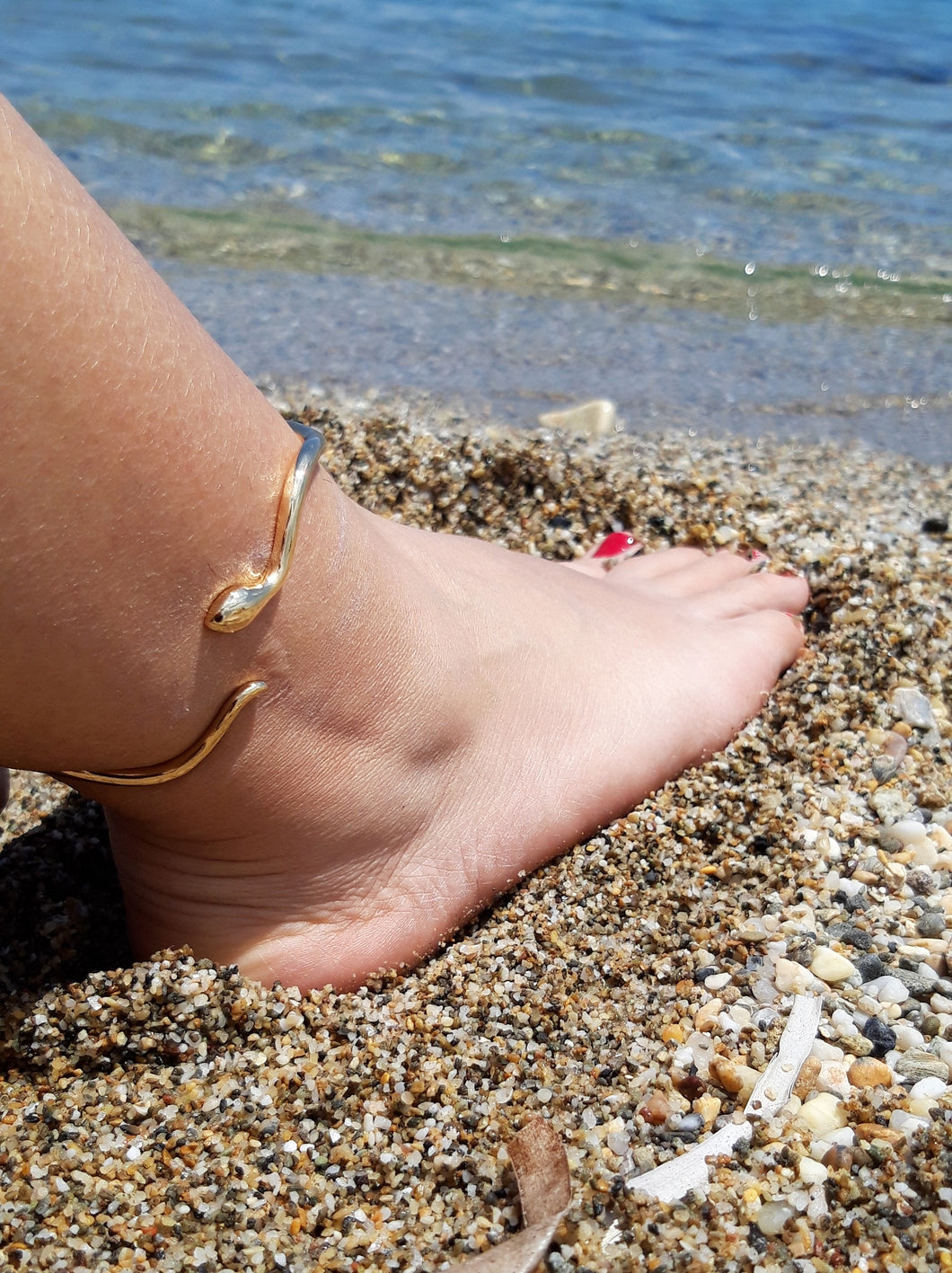 Priya Snake Chain Anklet Gold