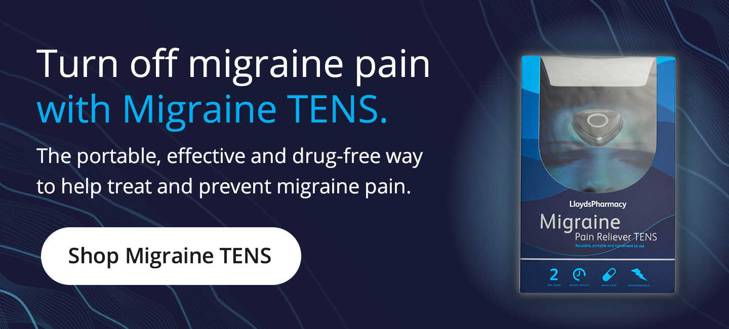Turn off migraine pain with Migraine TENS
