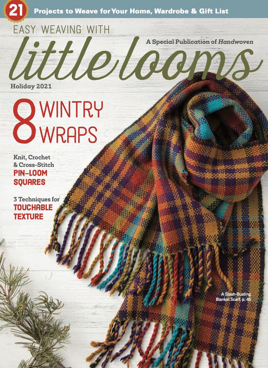 Handwoven Magazine Easy Weaving with Little Looms Fall 2023 - The Websters
