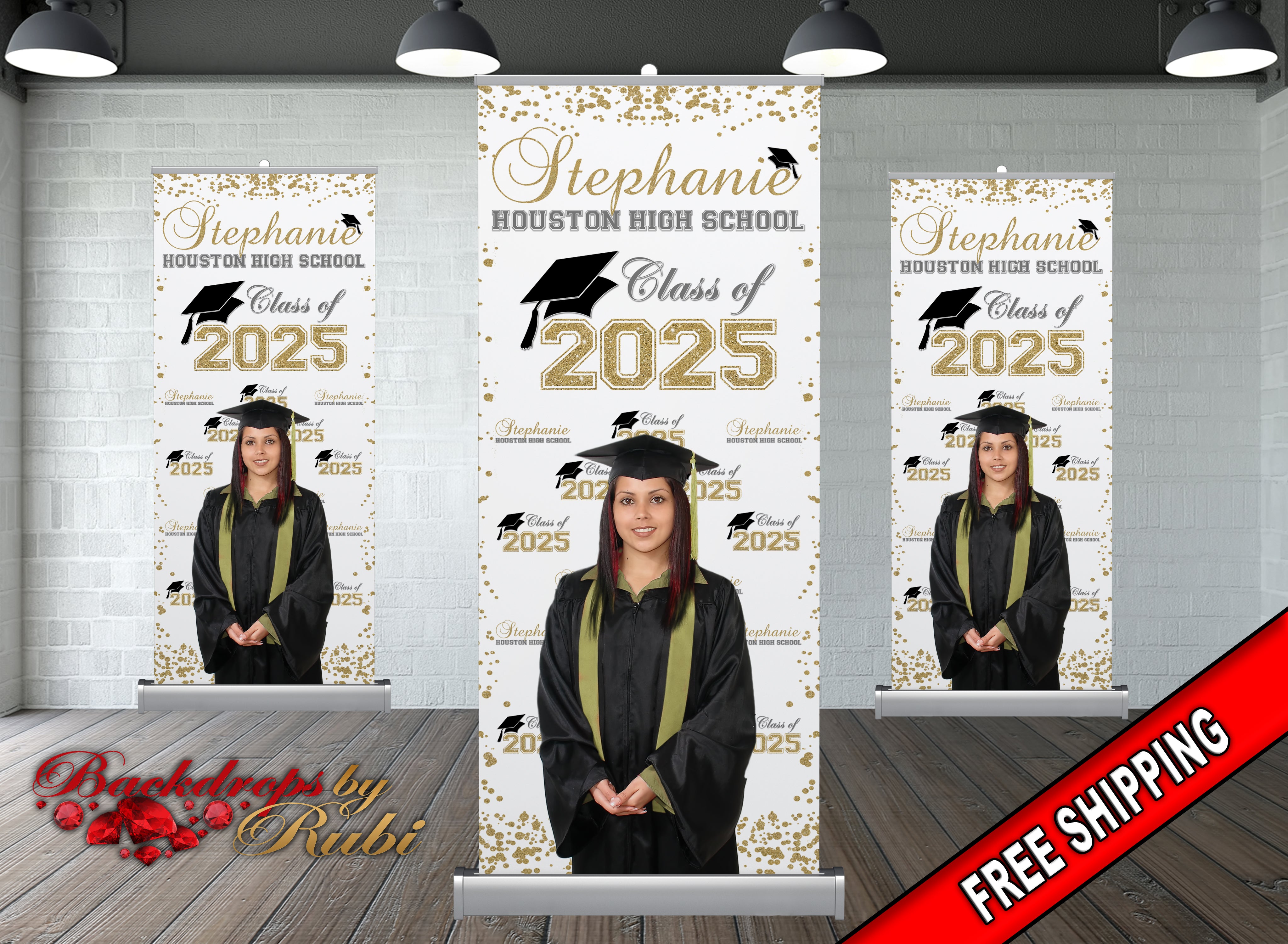 Graduation X-Stand, Graduation Banner, Graduation X-Stand Banner, Graduation Custom X-Stand Banner, Class of 2025 X-Stand Banner, X-Stand