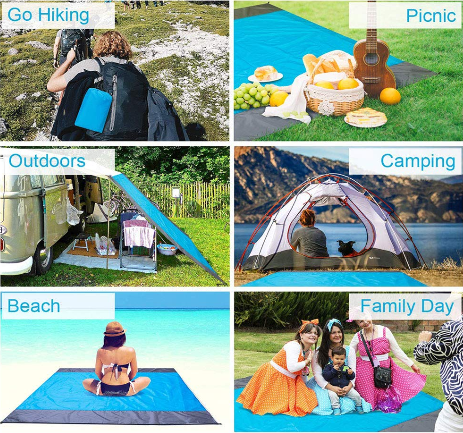 Sandproof Beach Blanket Waterproof Picnic Mat Free Shipping