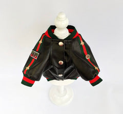 Handmade Gucci Inspired Faux Leather Jacket Chloe S Cozy Collection
