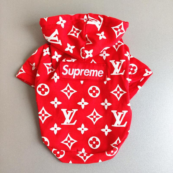 Louis Vuitton, Supreme Logo Box Hoodie Monogram