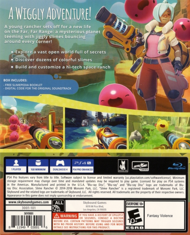 Slime Rancher PS4 – Gameroom