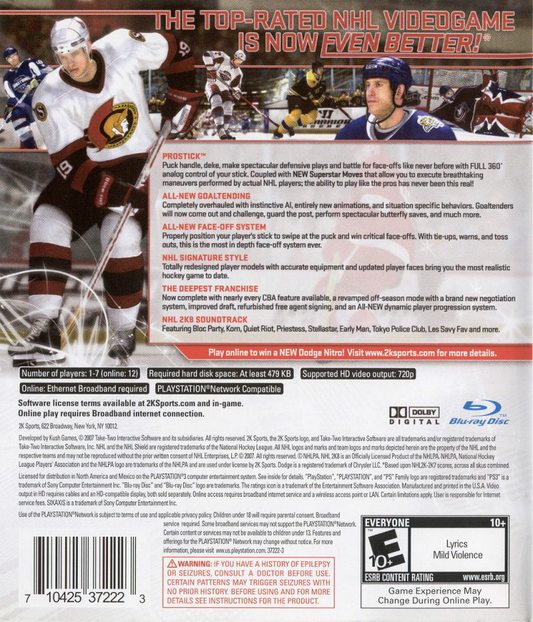 Jogo PS2 NHL 09  Loja Online Cash Express