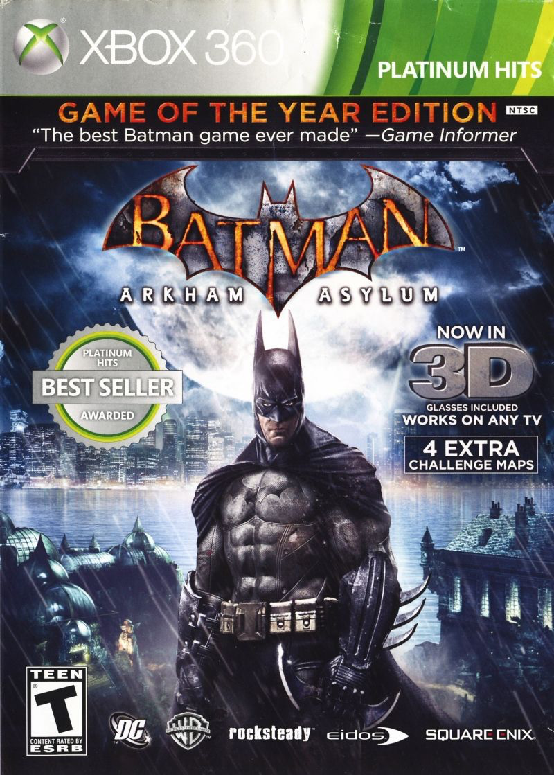 Batman: Arkham Asylum - Game of the Year Edition - Xbox 360 – Gameroom