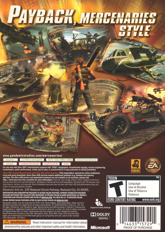 Mercenaries 2 World in Flames Ps3 Mídia Digital - DS GAMES PRO