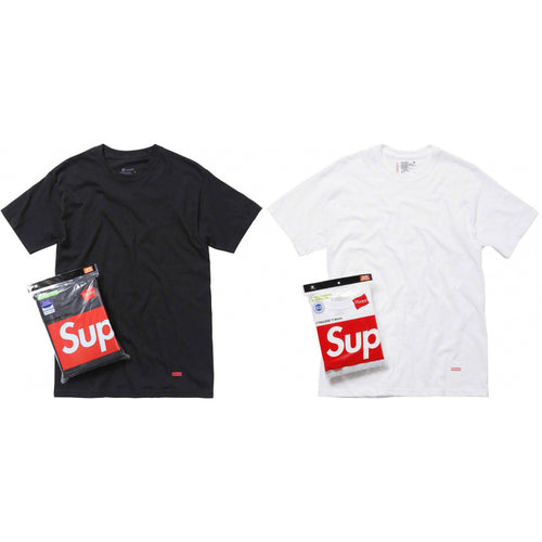 tee supreme x hanes