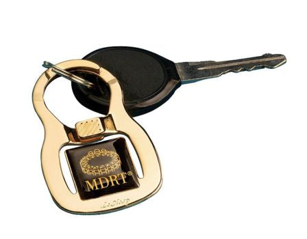 Multi-Clasp Gold Key Chain