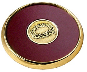 Coaster/Paperweight - Burgundy (individual)