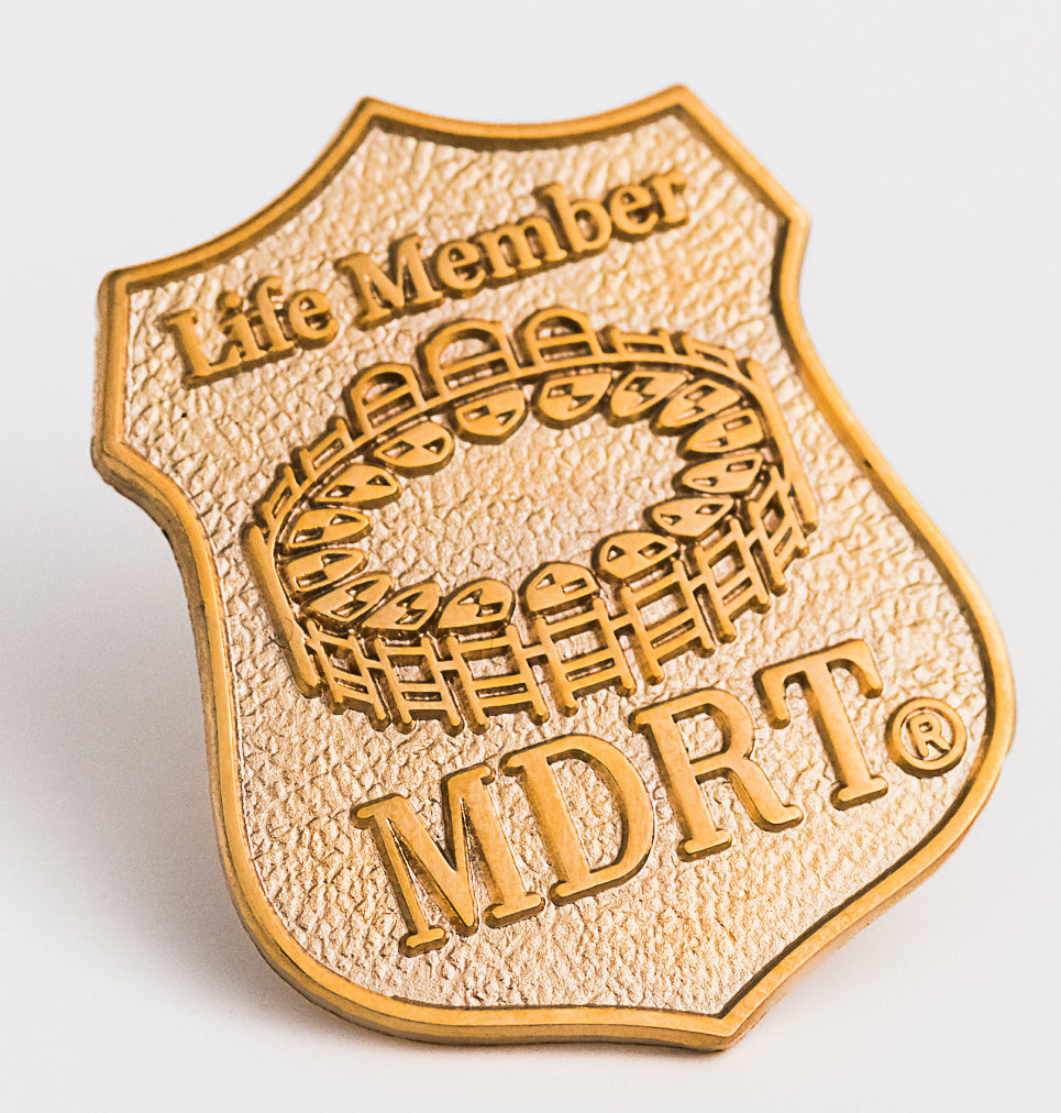 MDRT Life member バッヂ-