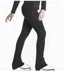 Mondor 4809 Black Supplex Ice Skating Leggings