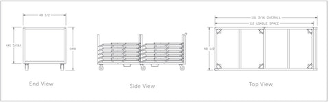 Concert Stage Barriers - 4’ ft Steel