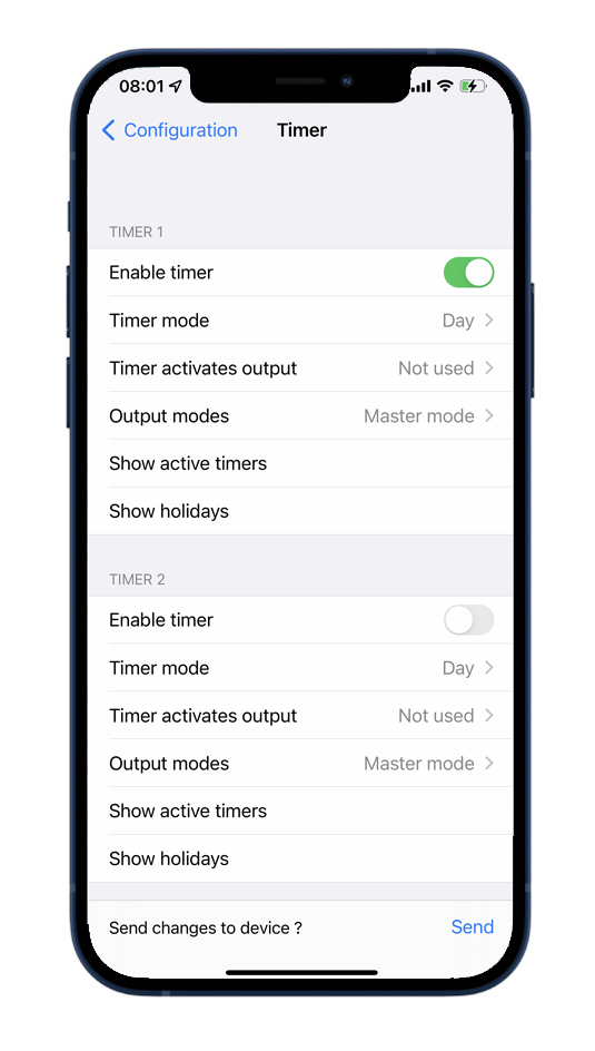 ControlFreqUK (app stores) – Inbuilt timeclock control