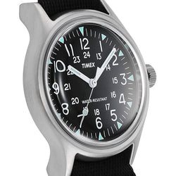 Timex camper 36 mm black dial watch tw2r58300