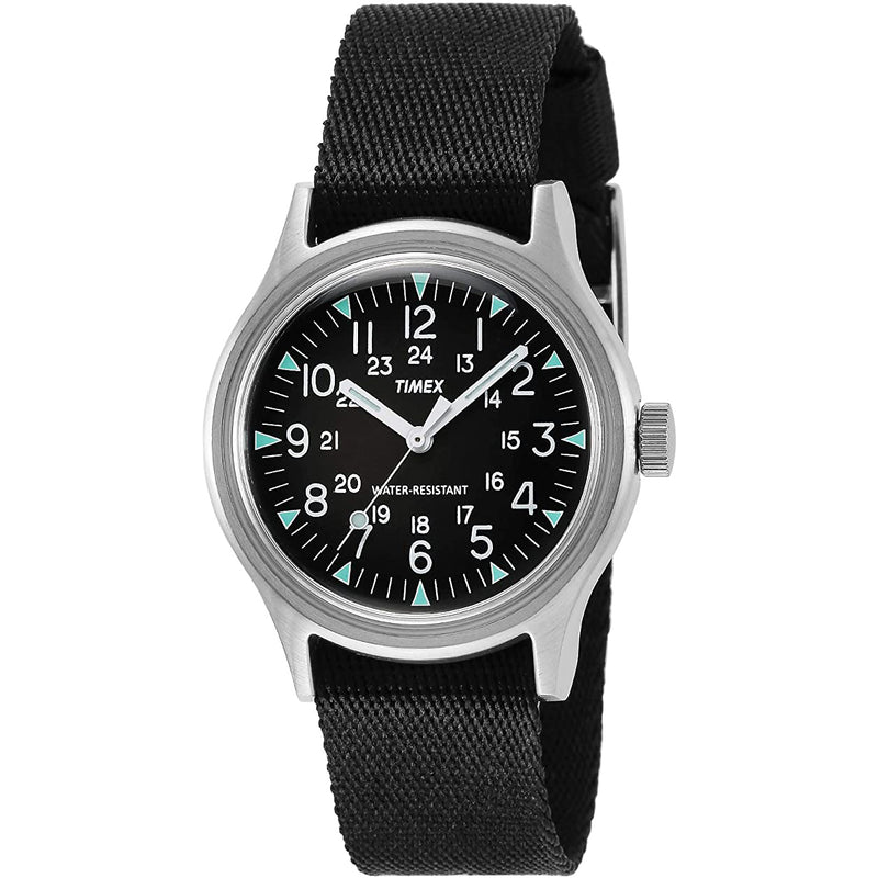 Timex camper 36 mm black dial watch tw2r58300