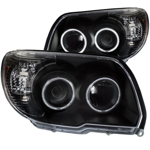 ANZO 2003-2005 Toyota 4Runner Crystal Headlights Black