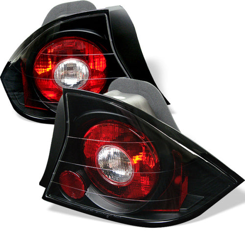 Spyder Honda Civic 01-05 4Dr Euro Style Tail Lights Black ALT-YD