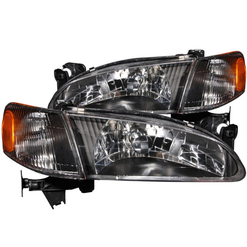 ANZO 1999-2002 Toyota 4Runner Crystal Headlights Black