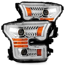 Load image into Gallery viewer, AlphaRex 15-17 Ford F150 / 17-20 Ford F150 Raptor PRO-Series Projector Headlights Chrome