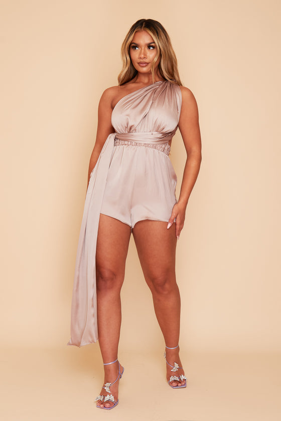 satin multiway playsuit