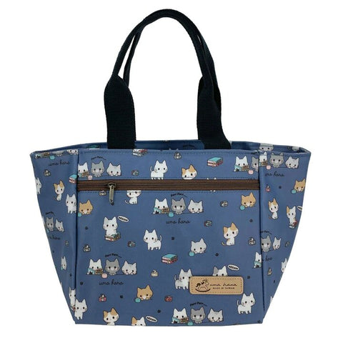 Blue Cat Lunch Tote