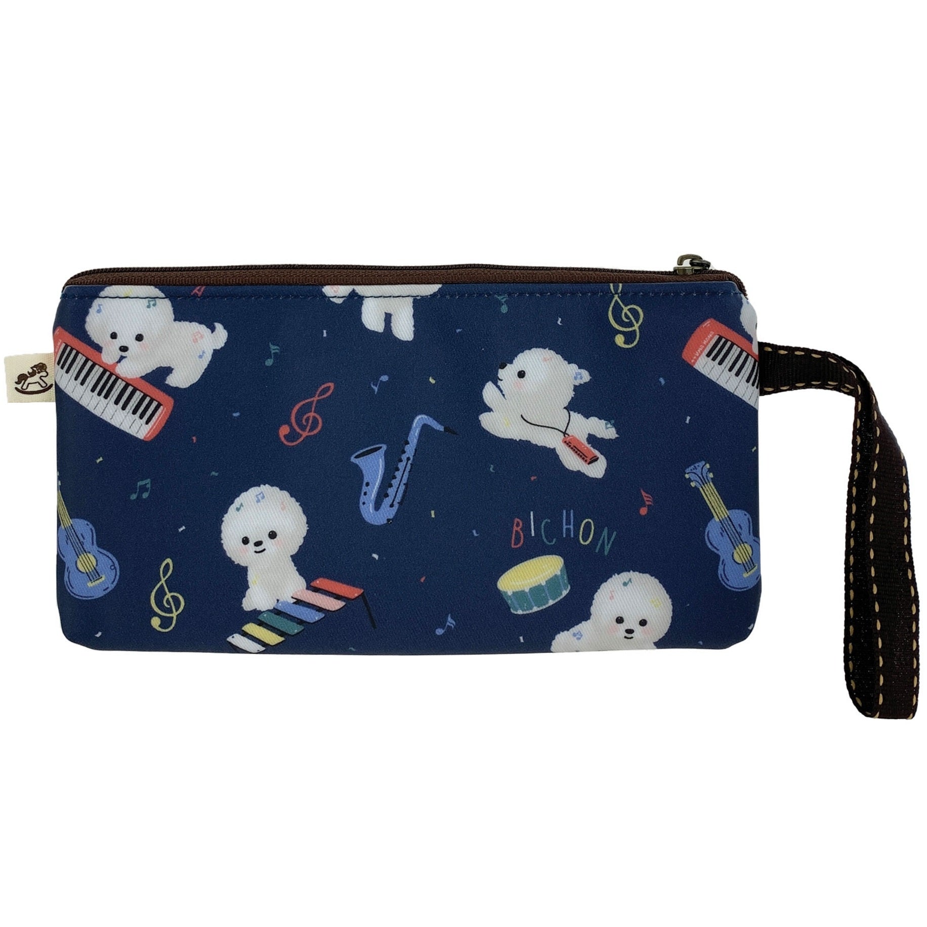 Blue Music Bichon Long Coin Purse – Tworgis