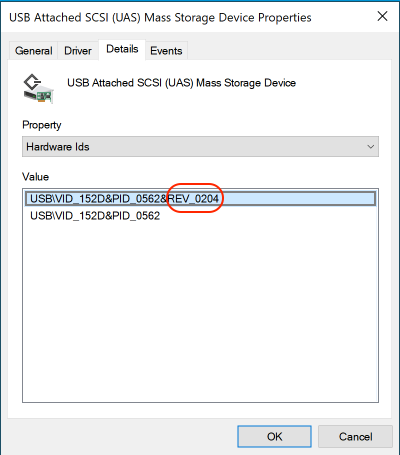 usb attached scsi mass storage device driver download