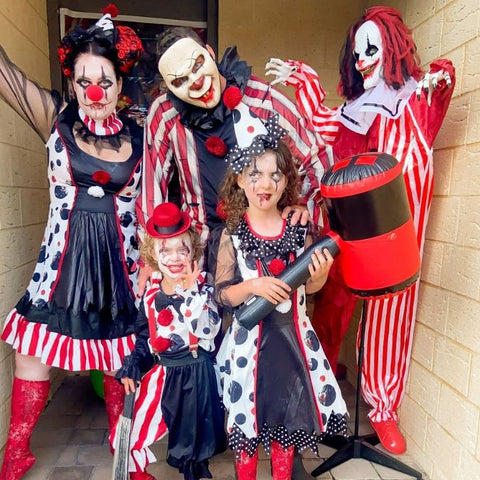 Carnival Clowns Halloween Costumes