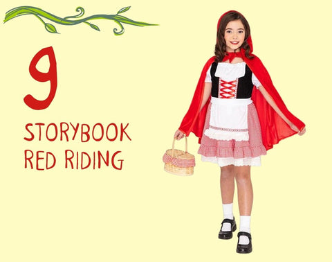 Storybook Red Riding Girls Costume