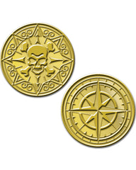 Beads with Pirate Coin Medallion