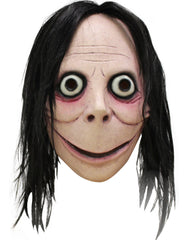 Killer Jeff Creepypasta Open Mouth Adult Latex Mask Halloween