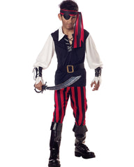 Medium Boys Deluxe Pirate Captain Costume