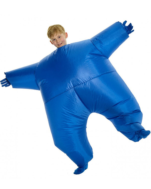 Blue Megamorph Inflatable Kids Costume