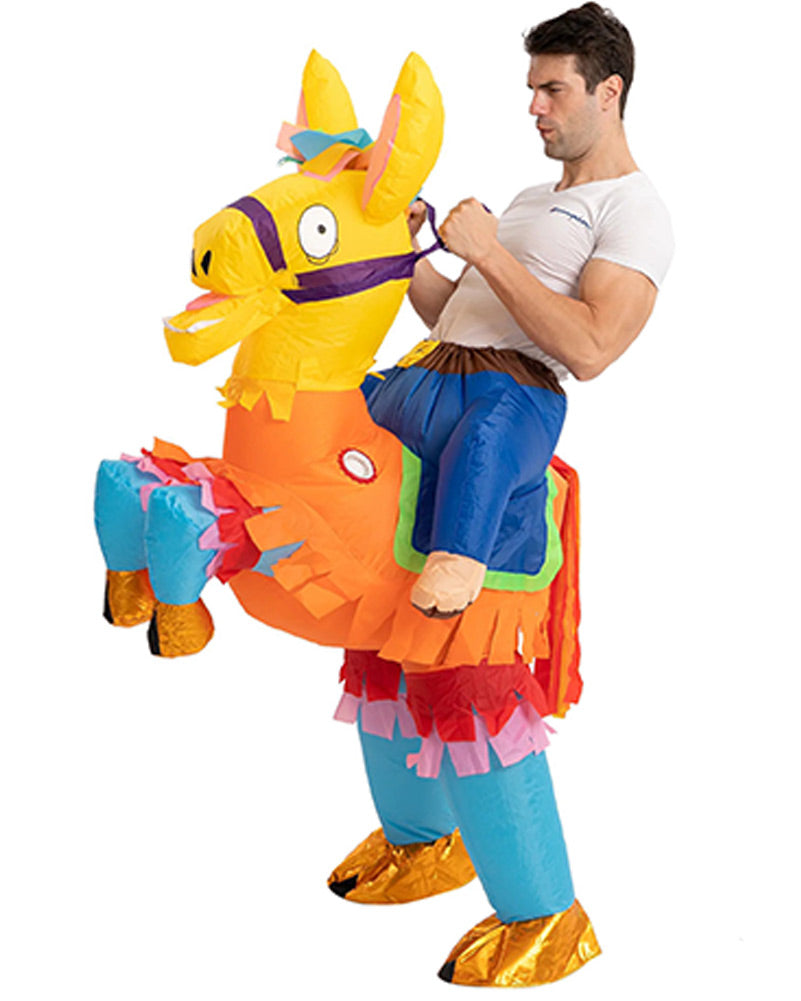 Riding A Llama Inflatable Adult Costume